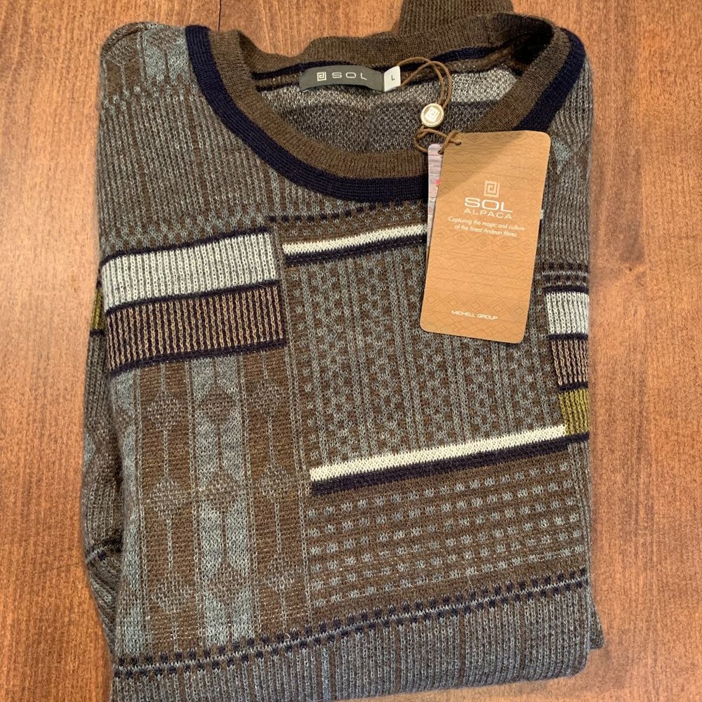 Sol Alpaca Sweater - Men's Large - Picture 1 of 2